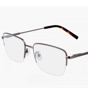 Marchon NYC M2020 Men Eyeglasses Frames RXable 073 Matte Gunmetal NWT